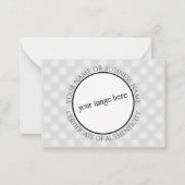 Leeg COA-certificaat van authenticiteit voor kunst Notitiekaartje (Achterkant)