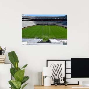 Leeg College Footballstadion Poster