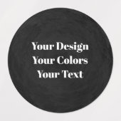 Leeg - Creëer uw eigen eigen exemplaar Labels (Design 1)