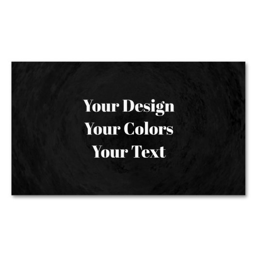 Leeg - Creëer uw eigen eigen exemplaar Magnetisch Visitekaartje (Voorkant)