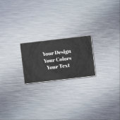 Leeg - Creëer uw eigen eigen exemplaar Magnetisch Visitekaartje (Voorbeeld)