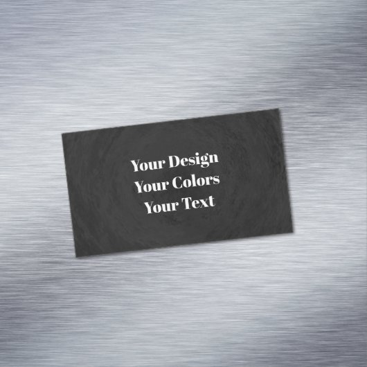 Leeg - Creëer uw eigen eigen exemplaar Magnetisch Visitekaartje (Voorbeeld)