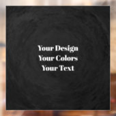 Leeg - Creëer uw eigen eigen exemplaar Raamsticker (Vel 2)