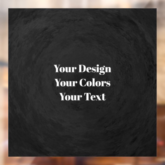 Leeg - Creëer uw eigen eigen exemplaar Raamsticker (Vel 2)