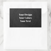 Leeg - Creëer uw eigen eigen exemplaar Rechthoekige Sticker (Tas)