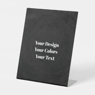 Leeg - Creëer uw eigen eigen exemplaar Reclamebord Met Voetstuk