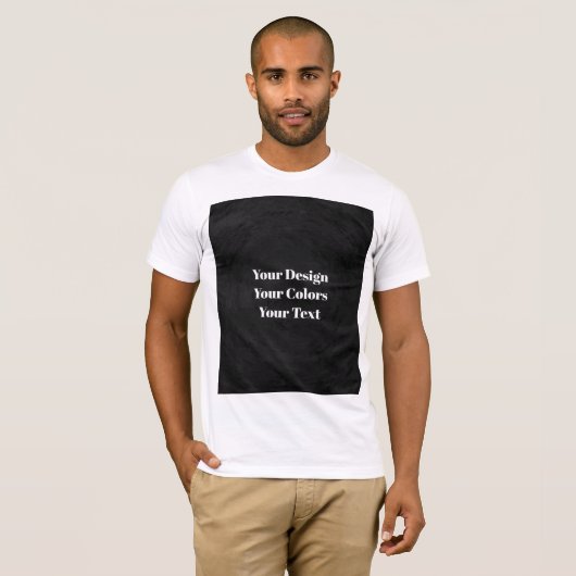 Leeg - Creëer uw eigen eigen exemplaar T-shirt (Voorkant volledig)