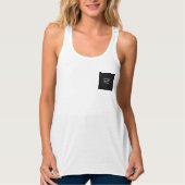 Leeg - Creëer uw eigen eigen exemplaar Tanktop (Voorkant)