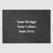 Leeg - Creëer uw eigen eigen exemplaar Tissuepapier (Voorkant)