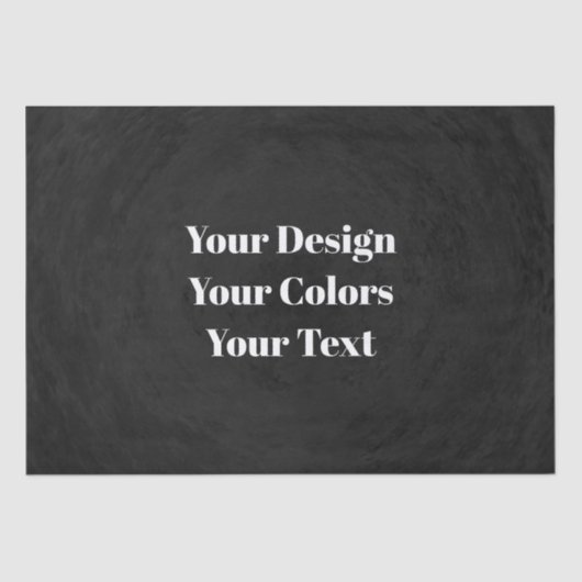 Leeg - Creëer uw eigen eigen exemplaar Tissuepapier (Voorkant)