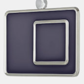 Leeg - Creëer uw eigen eigen exemplaar Verzilverd Omlijst Ornament (Links)