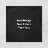 Leeg - Creëer uw eigen eigen exemplaar Vierkante Visitekaartje (Voorkant)