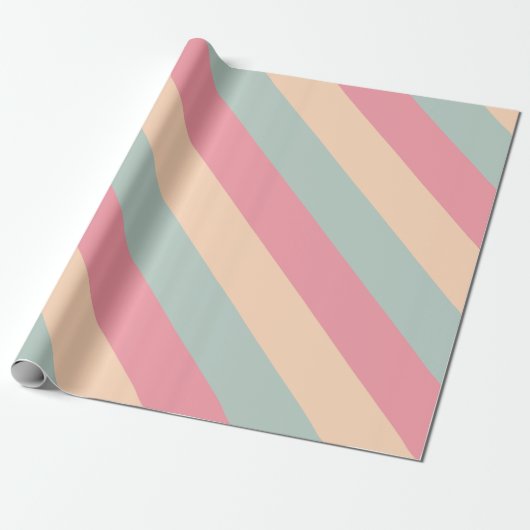 Leeg Eenvoudige Sjabloon Modern Kleurrijk Cadeaupapier (Uitgerold)