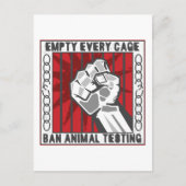 Leeg elke kooi briefkaart (Voorkant)