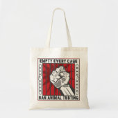 Leeg elke kooi tote bag (Voorkant)