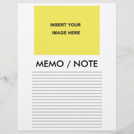 Leeg geheugennotitieformulier