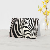 Leeg Gestreept Wenskaart Kaart (Gele Bloem)