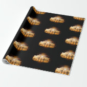 Leeg graf cadeaupapier (Uitgerold)