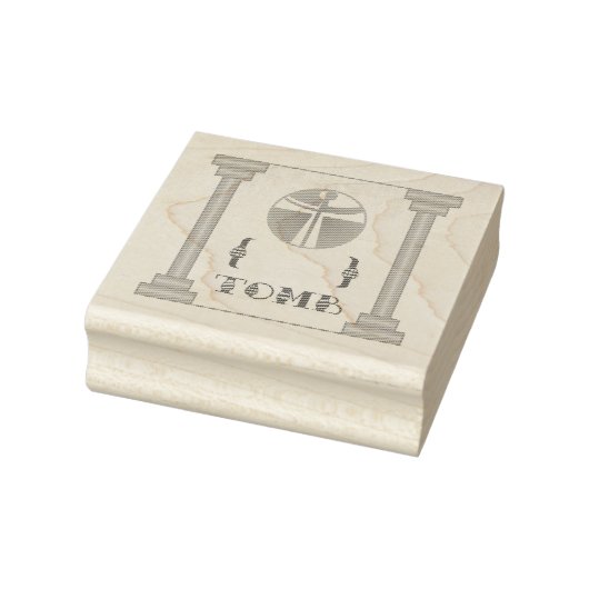 Leeg graf rubberstempel (Stempel)