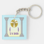 Leeg graf sleutelhanger (Achterkant)