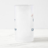 Leeg het kattenafval matglas bierpul (Center)