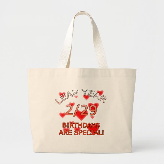 Leeg jaar zijn de verjaardag speciaal! grote tote bag (Voorkant)
