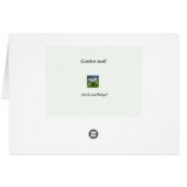 Leeg Kaart slak (Achterkant Horizontaal)