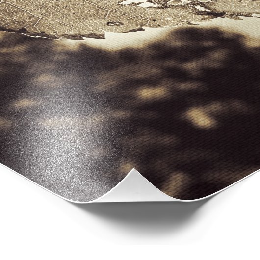 Leeg lef foto afdruk (Hoek)