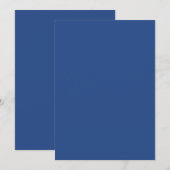 Leeg Maak Je Eigen - Diepblauw Kaart (Voorkant / Achterkant)