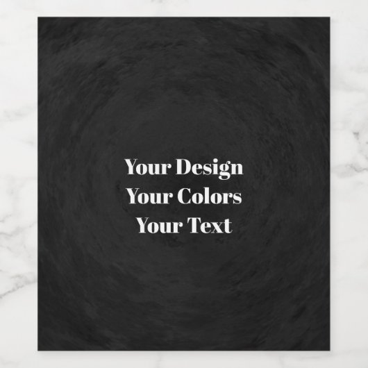 Leeg - Maak Uw Eigen Aangepaste Wijn Etiket (Enkel label)