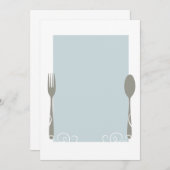 leeg menu (Voorkant / Achterkant)