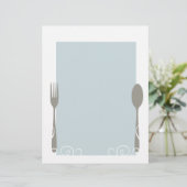 leeg menu (Staand voorkant)