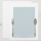 leeg menu (Voorkant / Achterkant)