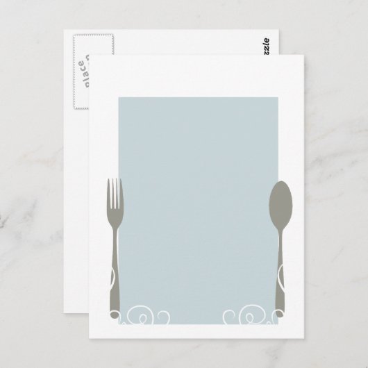 leeg menu (Voorkant / Achterkant)