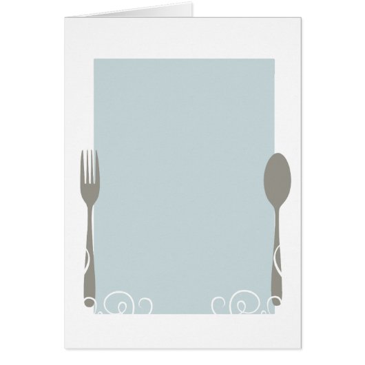 leeg menu (Voorkant)