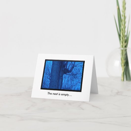 Leeg Nest/hier voor u de Kaart van de Nota (Voorkant)