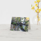 Leeg Nest Notecard Kaart (Gele Bloem)