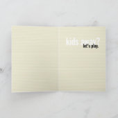 "leeg nest" wenskaart kaart (Binnen)