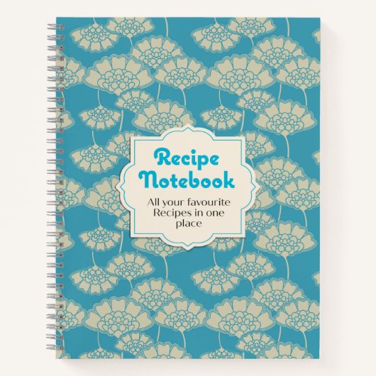 Leeg Notitieboek ontvangen Recipe Book  (Voorkant)
