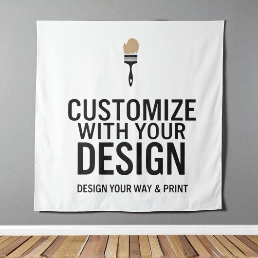 Leeg Op maat gemaakt 57x57" Vierkant Persoonlijk g Wandkleed