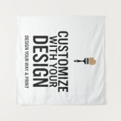 Leeg Op maat gemaakt 57x57" Vierkant Persoonlijk g Wandkleed (Voorkant (horizontaal))