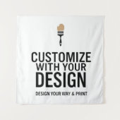 Leeg Op maat gemaakt 57x57" Vierkant Persoonlijk g Wandkleed (Voorkant)