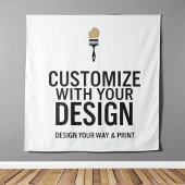 Leeg Op Maat Gemaakte 57x57" Vierkante Persoonlijk Wandkleed