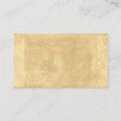 Leeg oud gekleurd oud papier visitekaartje (Achterkant)