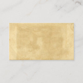 Leeg  oud gekleurd oud papier visitekaartje