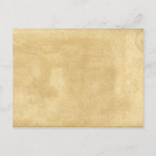 Leeg  oud papier Briefkaart