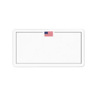 Leeg patriottisch minimaal