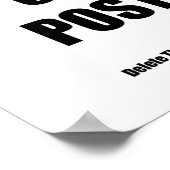 Leeg Poster 11x14"DIY voor Muurdecor (Hoek)