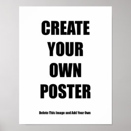 Leeg Poster 11x14"DIY voor Muurdecor