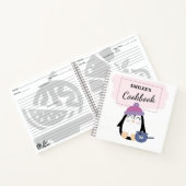 Leeg recept boek om in te schrijven (schattige roz (Binnen)